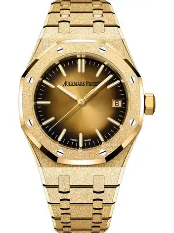 Audemars Piguet Frosted Gold Selfwinding, 18-carat yellow gold · 37 mm 15550BA.GG.1356BA.01