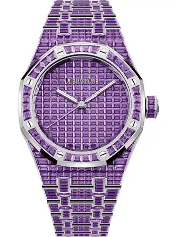 Audemars Piguet Selfwinding Amethyst \x2250ᵀᴴ Anniversary\x22, 18-carat white gold · 37 mm 15554BC.AY.1274BC.01
