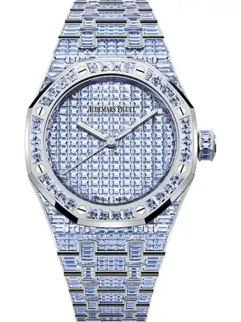 Audemars Piguet Selfwinding Tanzanite \x2250ᵀᴴ Anniversary\x22, 18-carat white gold · 37 mm 15554BC.TF.1274BC.01