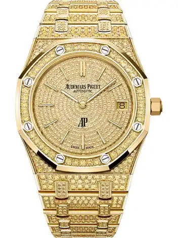 Audemars Piguet “Jumbo” Extra-Thin, 18-carat yellow gold · 39 mm 16202BA.HH.1241BA.01
