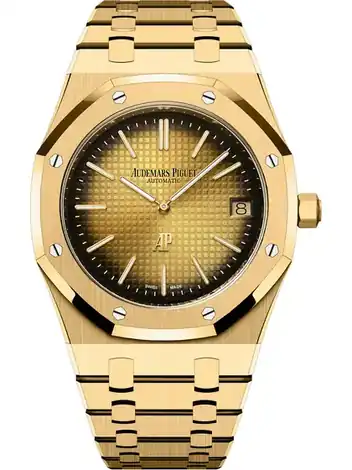 Audemars Piguet \x22Jumbo\x22 Extra-Thin, 18-carat yellow gold · 39 mm 16202BA.OO.1240BA.02