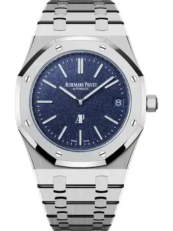 Audemars Piguet “Jumbo” Extra-Thin, 18-carat white gold · 39 mm 16202BC.OO.1240BC.02