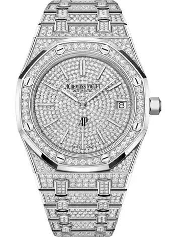 Audemars Piguet “Jumbo” Extra-Thin, 18-carat white gold · 39 mm 16202BC.ZZ.1241BC.01