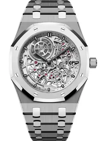 Audemars Piguet \x22Jumbo\x22 Extra-Thin Openworked, Titanium · 39 mm 16204XT.OO.1240XT.01