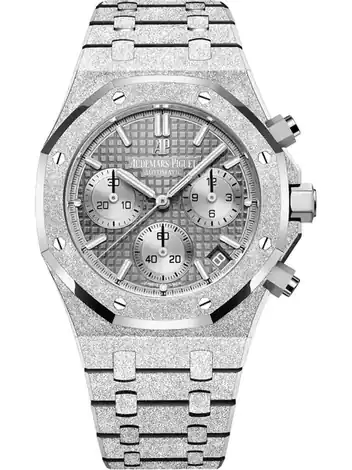 Audemars Piguet Frosted Gold Selfwinding Chronograph, 18-carat white gold · 41 mm 26239BC.GG.1224BC.01