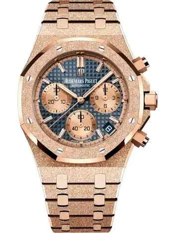 Audemars Piguet Frosted Gold Selfwinding Chronograph, 18-carat pink gold · 41 mm 26239OR.GG.1224OR.01