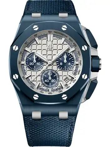 Audemars Piguet Selfwinding Chronograph, "Bleu Nuit" ceramic · 43 mm 26420CD.OO.A029VE.01