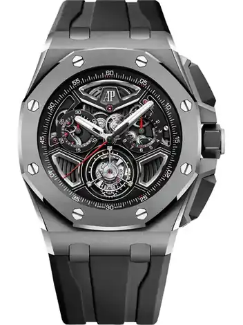 Audemars Piguet Selfwinding Flying Tourbillon Chronograph, Titanium · 43 mm 26622TI.GG.D002CA.01