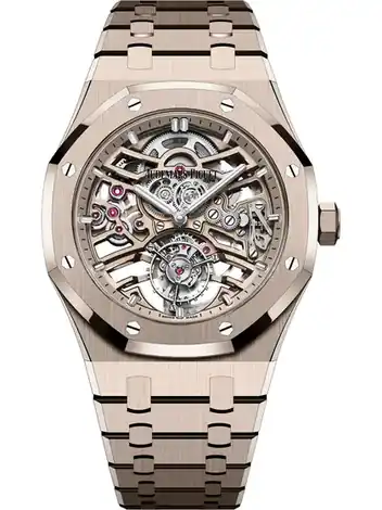 Audemars Piguet Selfwinding Flying Tourbillon Openworked, 18-carat sand gold · 41 mm 26735SG.OO.1320SG.01