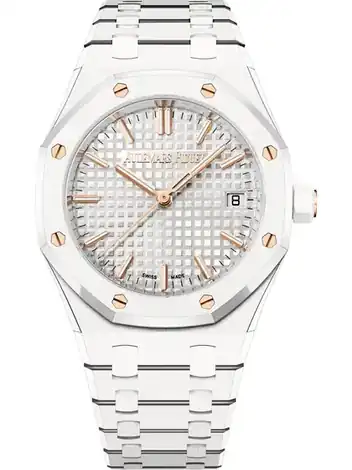 Audemars Piguet Selfwinding, White ceramic · 34 mm 77350CB.OO.1266CB.01