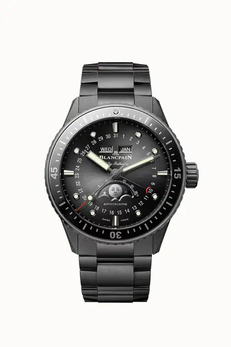 Blancpain Bathyscaphe Quantième Complet Phases de Lune, Caliber 6654.P.4 5054-0130-01S