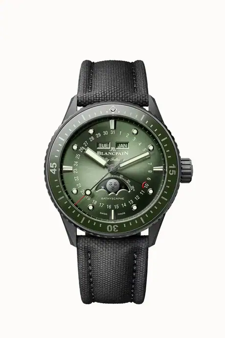 Blancpain Bathyscaphe Quantième Complet Phases de Lune, Caliber 6654.P.4 5054-0153-B52A
