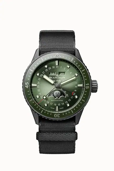 Blancpain Bathyscaphe Quantième Complet Phases de Lune, Caliber 6654.P.4 5054-0153-NABA