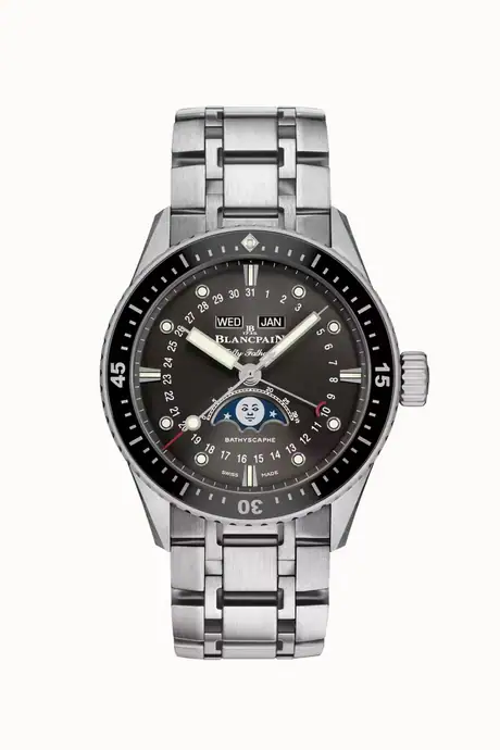 Blancpain Bathyscaphe Quantième Complet Phases de Lune, Caliber 6654.P.4 5054-1110-70B
