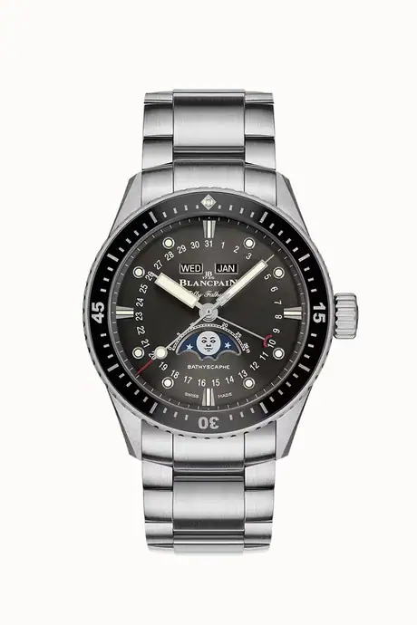 Blancpain Bathyscaphe Quantième Complet Phases de Lune, Caliber 6654.P.4 5054-1110-71S