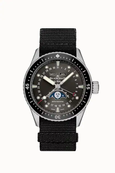 Blancpain Bathyscaphe Quantième Complet Phases de Lune, Caliber 6654.P.4 5054-1110-NABA