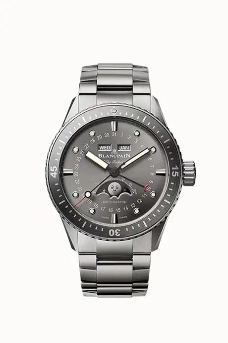 Blancpain Bathyscaphe Quantième Complet Phases de Lune, Caliber 6654.P.4 5054-1210-98S