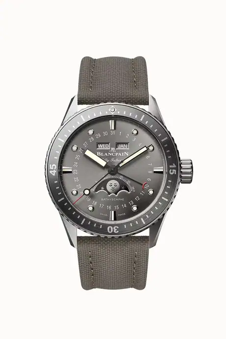 Blancpain Bathyscaphe Quantième Complet Phases de Lune, Caliber 6654.P.4 5054-1210-G52A