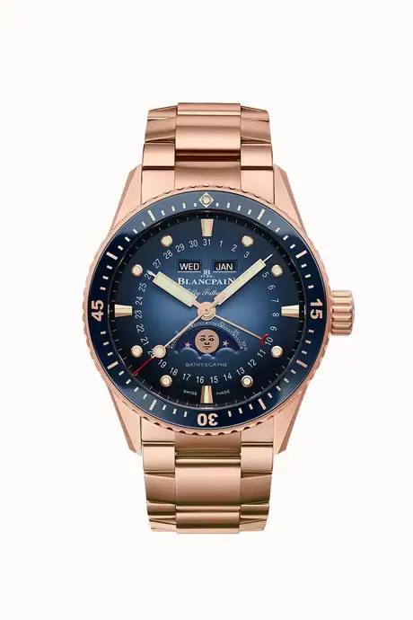 Blancpain Bathyscaphe Quantième Complet Phases de Lune, Caliber 6654.P.4 5054-3640-76S