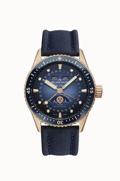 Blancpain Bathyscaphe Quantième Complet Phases de Lune, Caliber 6654.P.4 5054-3640-O52B