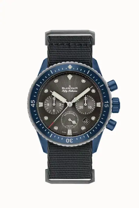 Blancpain Bathyscaphe Chronographe Flyback Ocean Commitment II, Caliber F385 5200-0310-NAGA