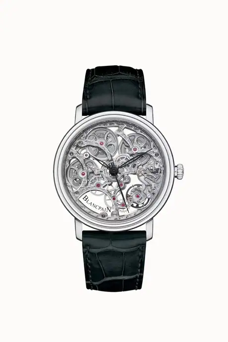 Blancpain Villeret Squelette 8 Jours, Caliber 1333SQ 6633-1500-55B