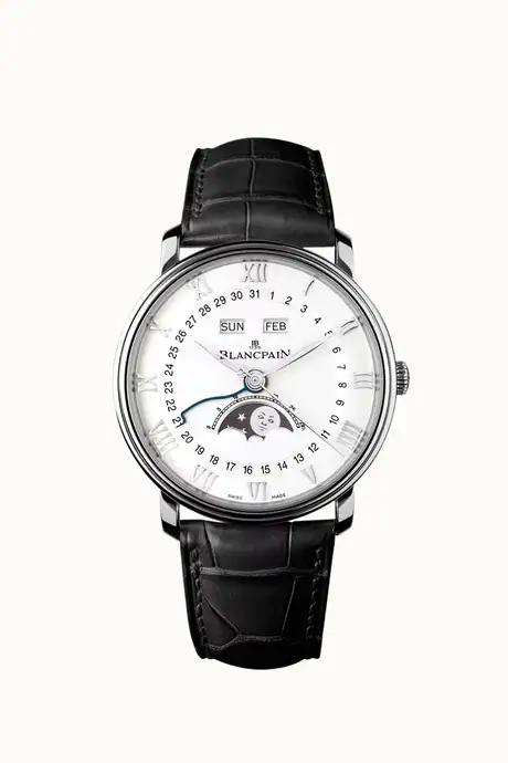 Blancpain Villeret Quantième Complet Phases de Lune, Caliber 6654.4 6654-1127-55B