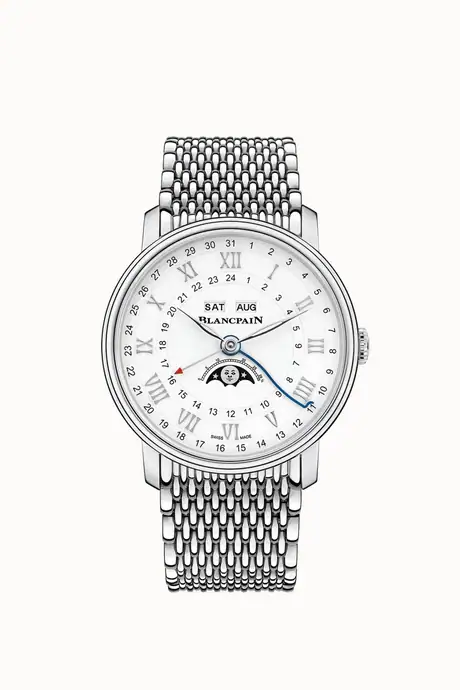 Blancpain Villeret Quantième Complet Phases de Lune GMT, Caliber 67A5.4 6676-1127-MMB