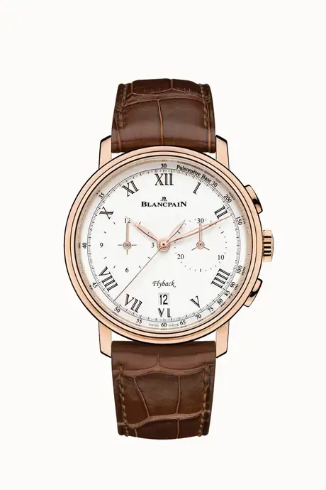 Blancpain Villeret Chronographe Flyback Pulsomètre, Caliber F385 6680F-3631-55B
