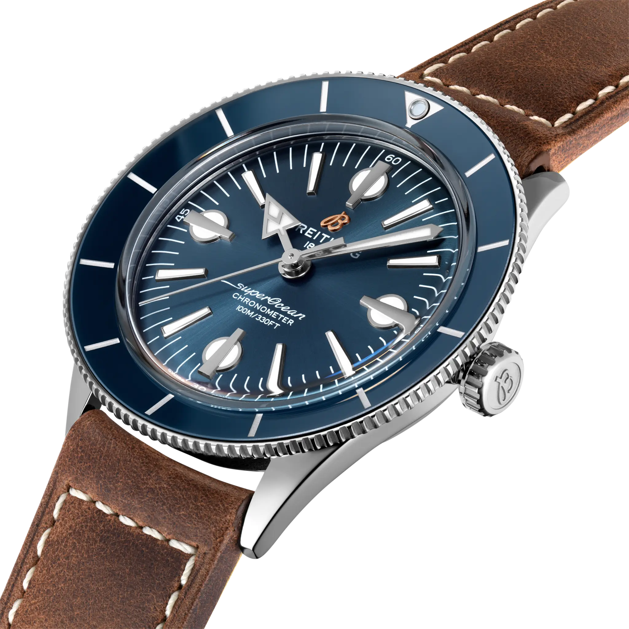 Breitling Superocean Heritage '57, Stainless steel · 42 mm · Blue A10370161C1X1