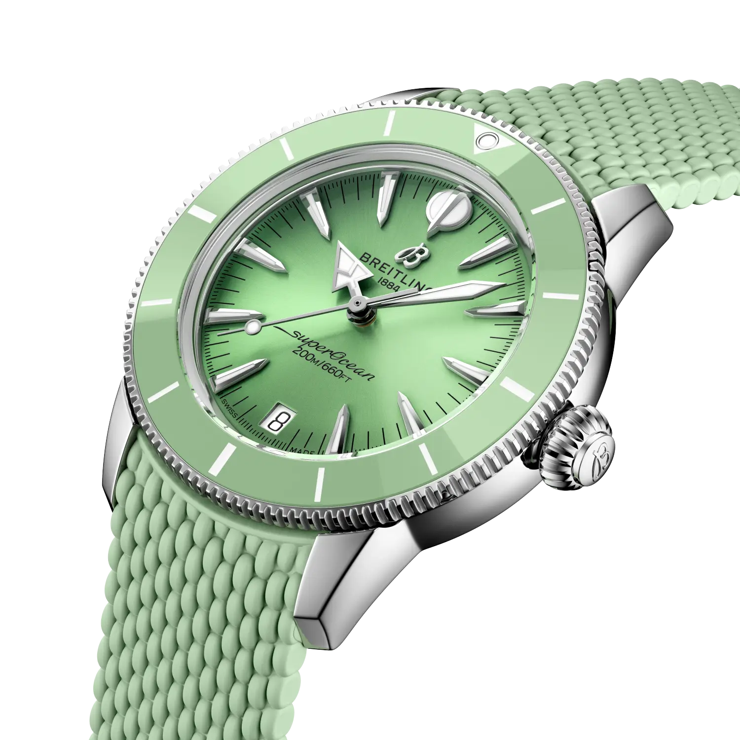 Breitling Superocean Heritage Automatic 36, Stainless steel · 36 mm · Green A10390361L1S1