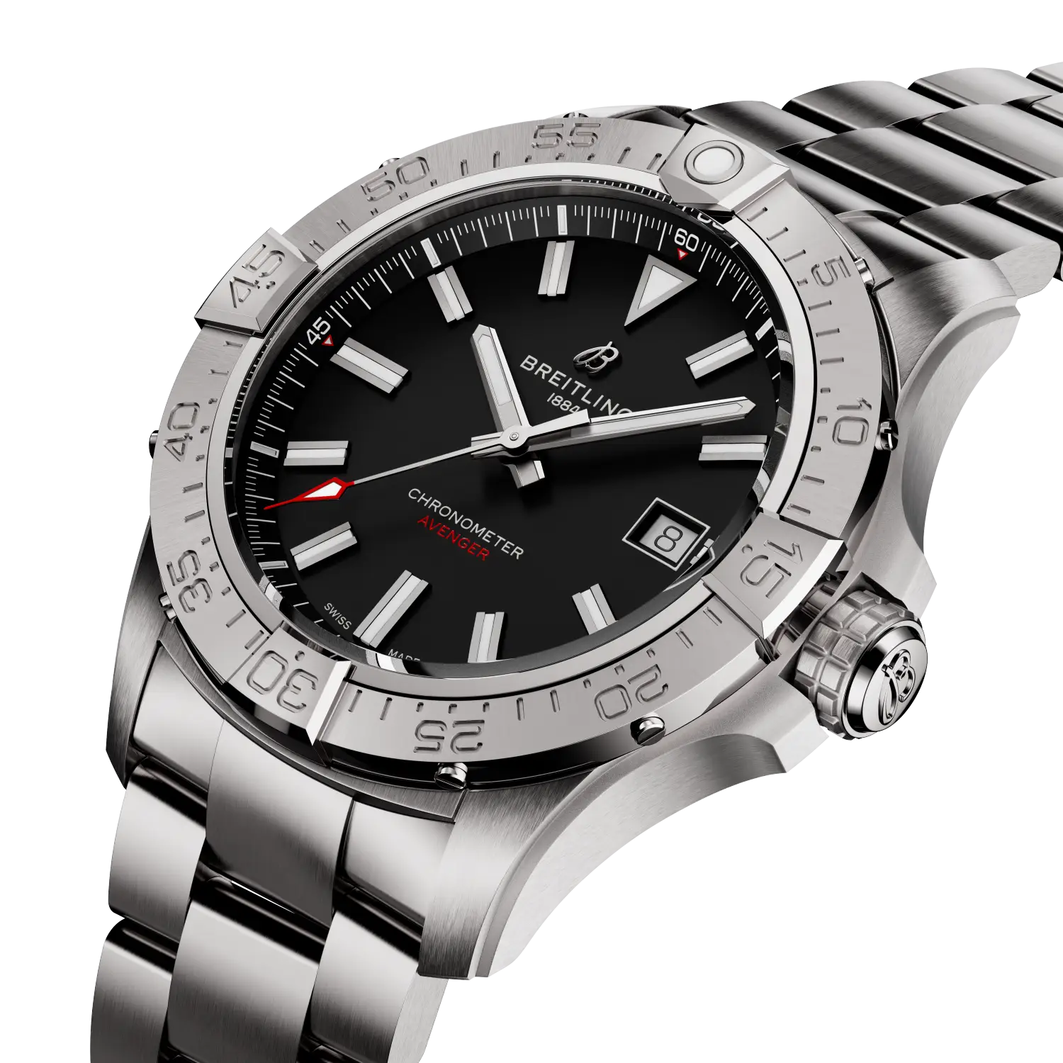 Breitling Avenger Automatic 42, Stainless steel · 42 mm · Black A17328101B1A1