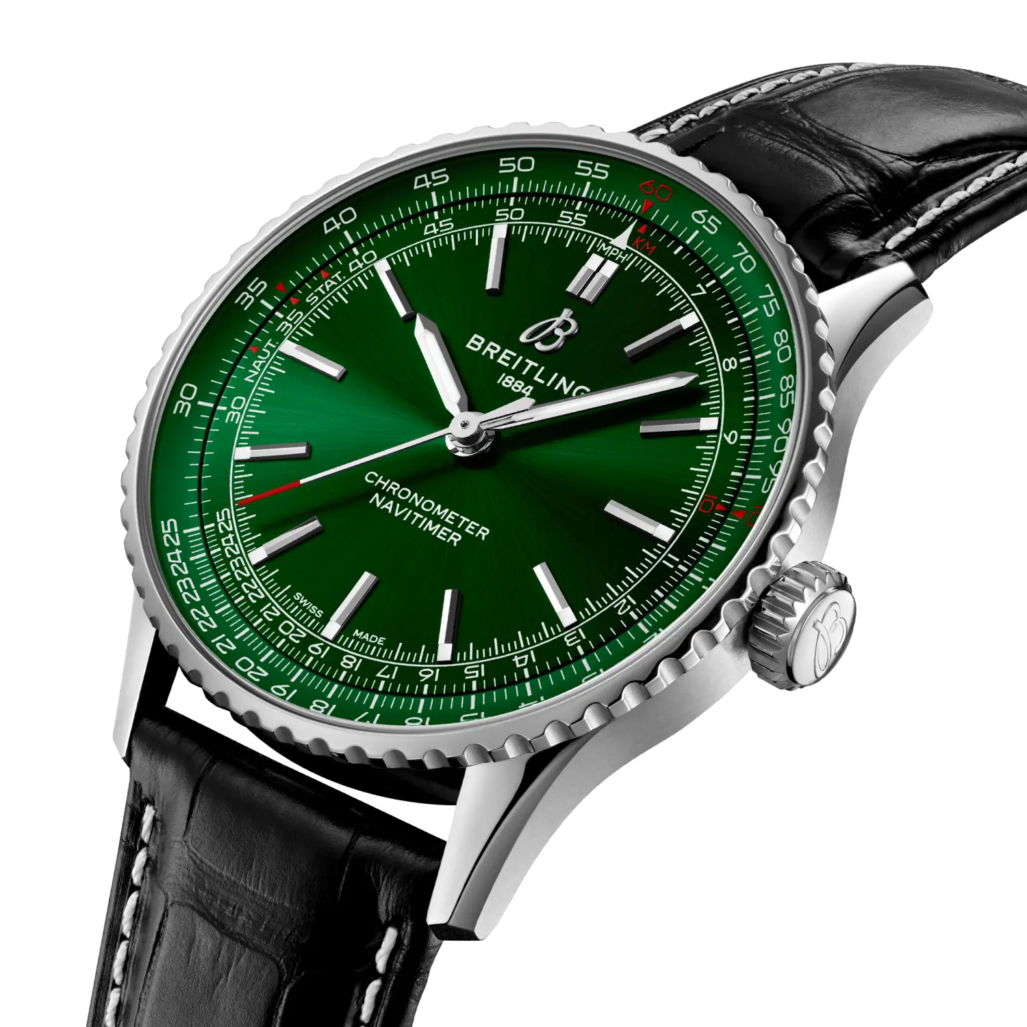 Breitling Navitimer Automatic 41, Stainless steel · 41 mm · Green A17329371L1P1
