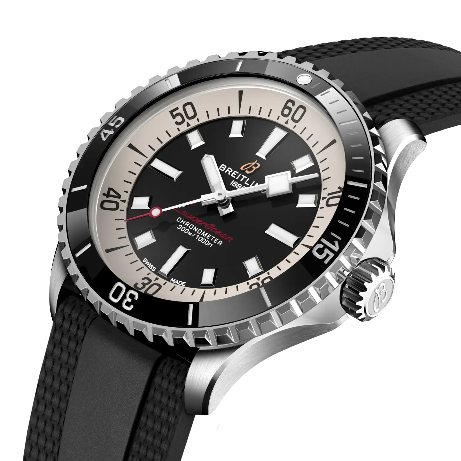 Breitling Superocean Automatic 42, Stainless steel · 42 mm · Black A17375211B1S1