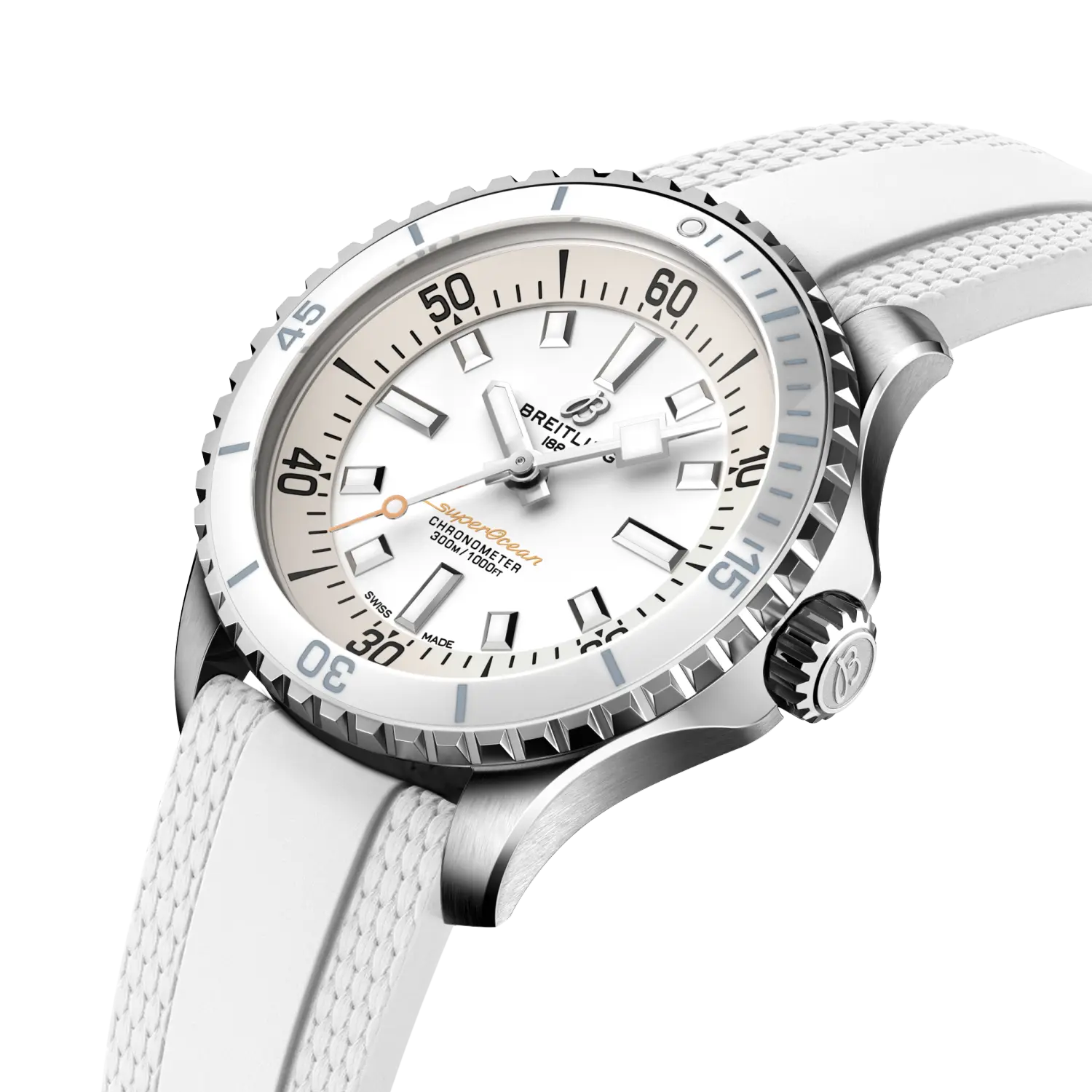 Breitling Superocean Automatic 36, Stainless steel · 36 mm · White A17377211A1S1