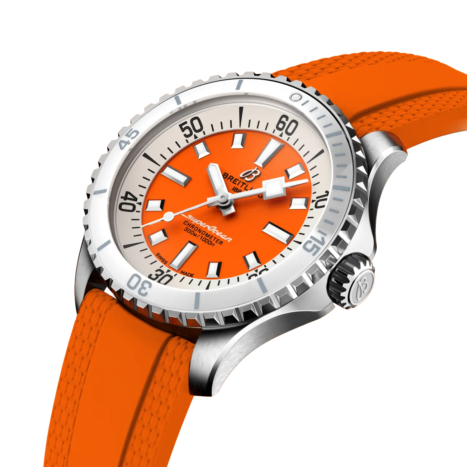 Breitling Superocean Automatic 36, Stainless steel · 36 mm · Orange A17377211O1S1