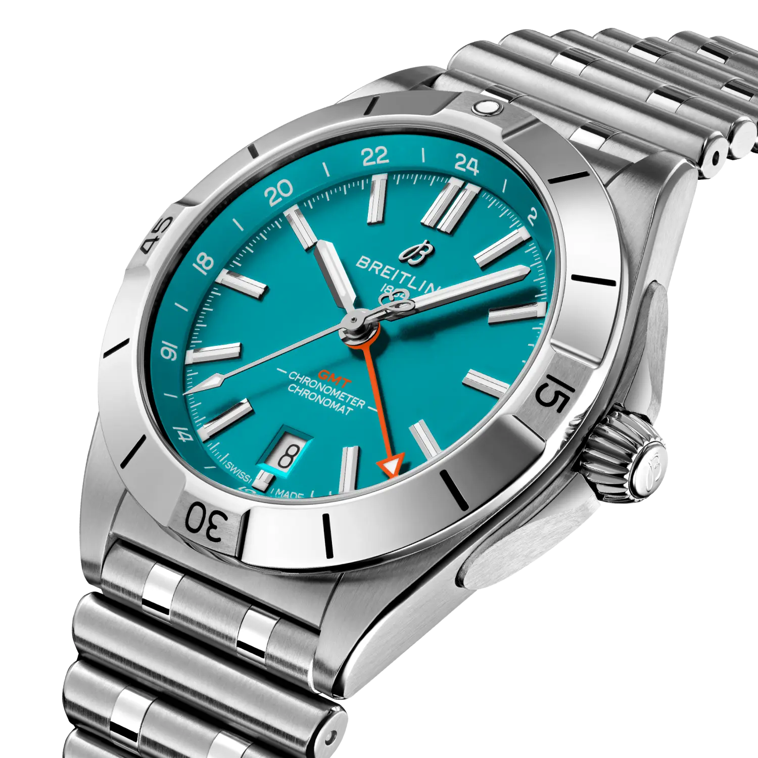 Breitling Chronomat Automatic GMT 40 NFL Miami Dolphins Edition A32398B11L1A1