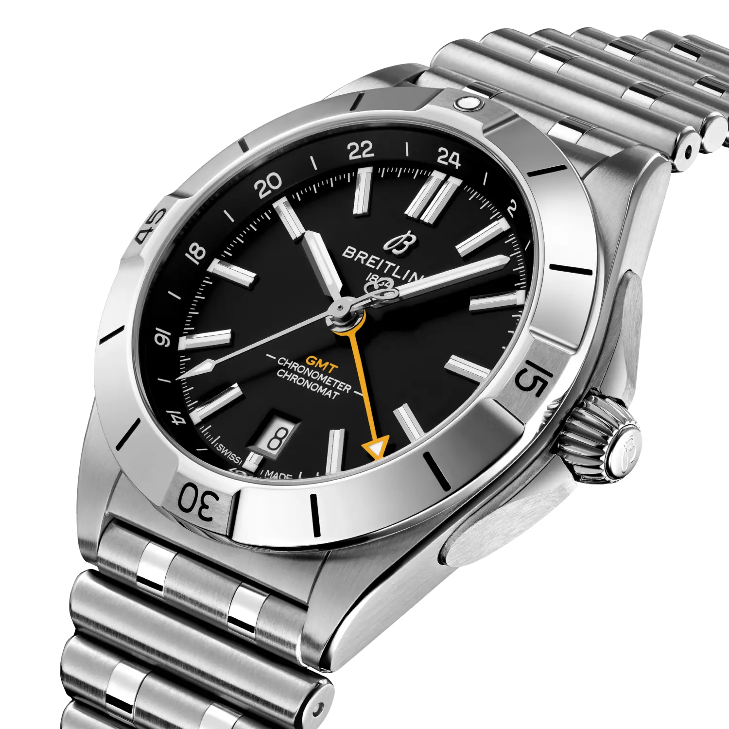 Breitling Chronomat Automatic GMT 40 NFL Pittsburgh Steelers Edition A32398B71B1A1