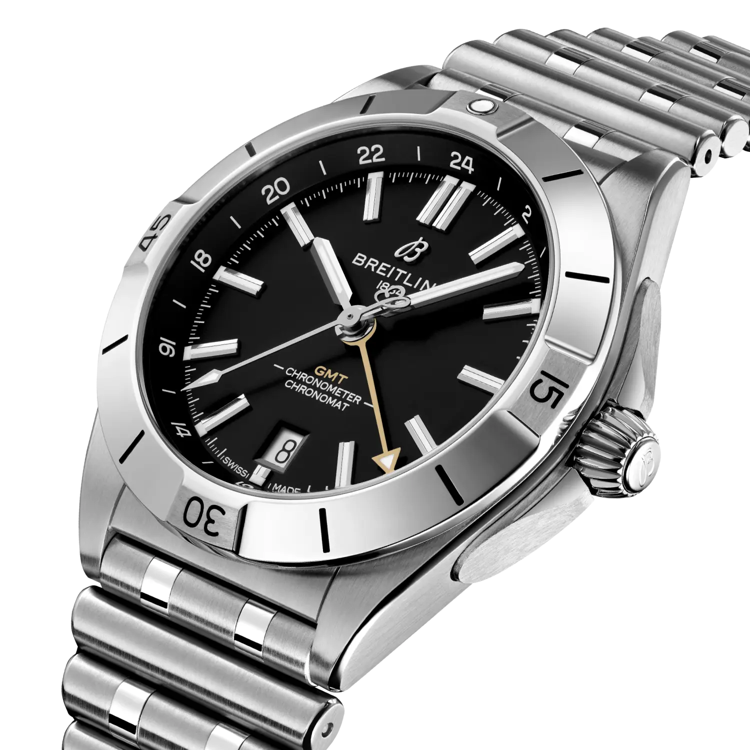 Breitling Chronomat Automatic GMT 40 NFL New Orleans Saints Edition A32398D11B1A1