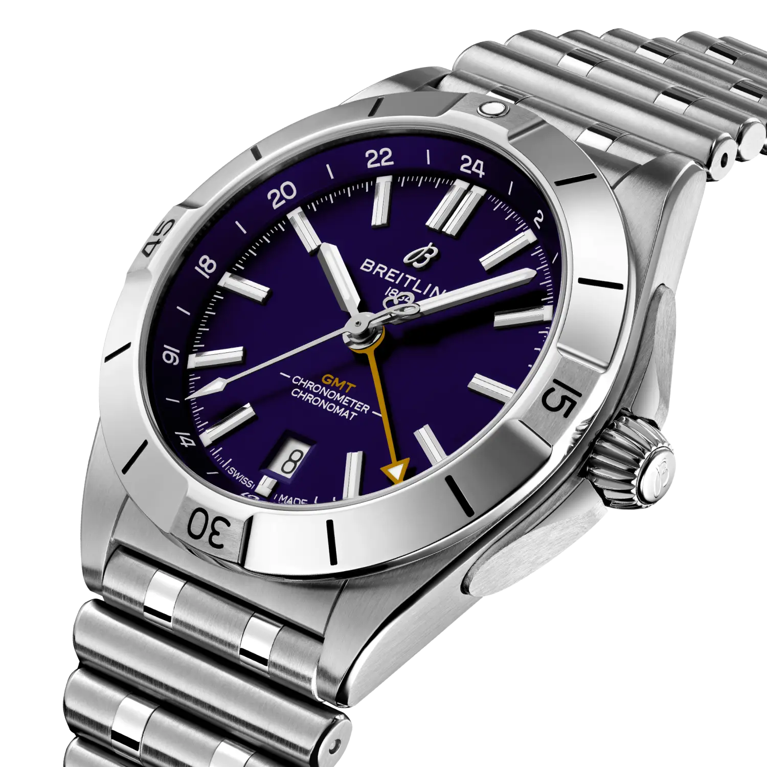 Breitling Chronomat Automatic GMT 40 NFL Baltimore Ravens Edition A32398D31Q1A1