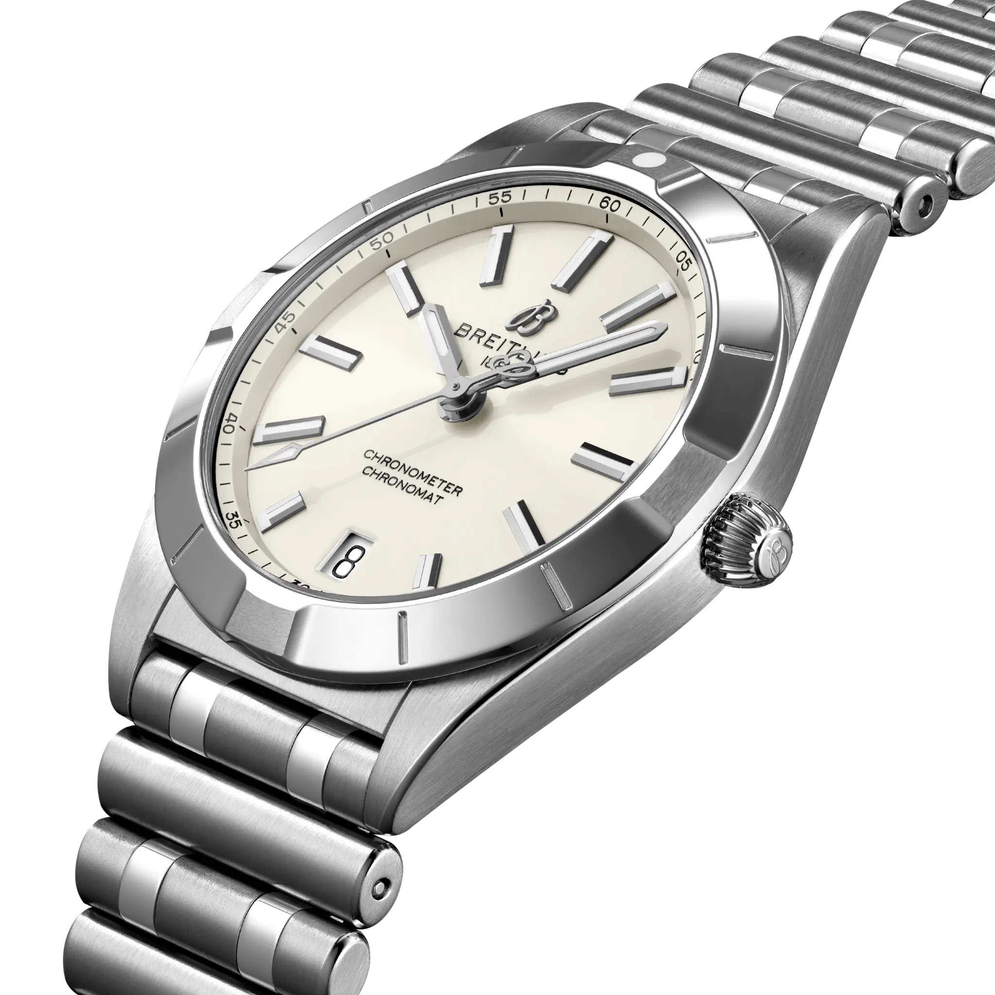 Breitling Chronomat 32, Stainless steel · 32 mm · White A77310101A2A1