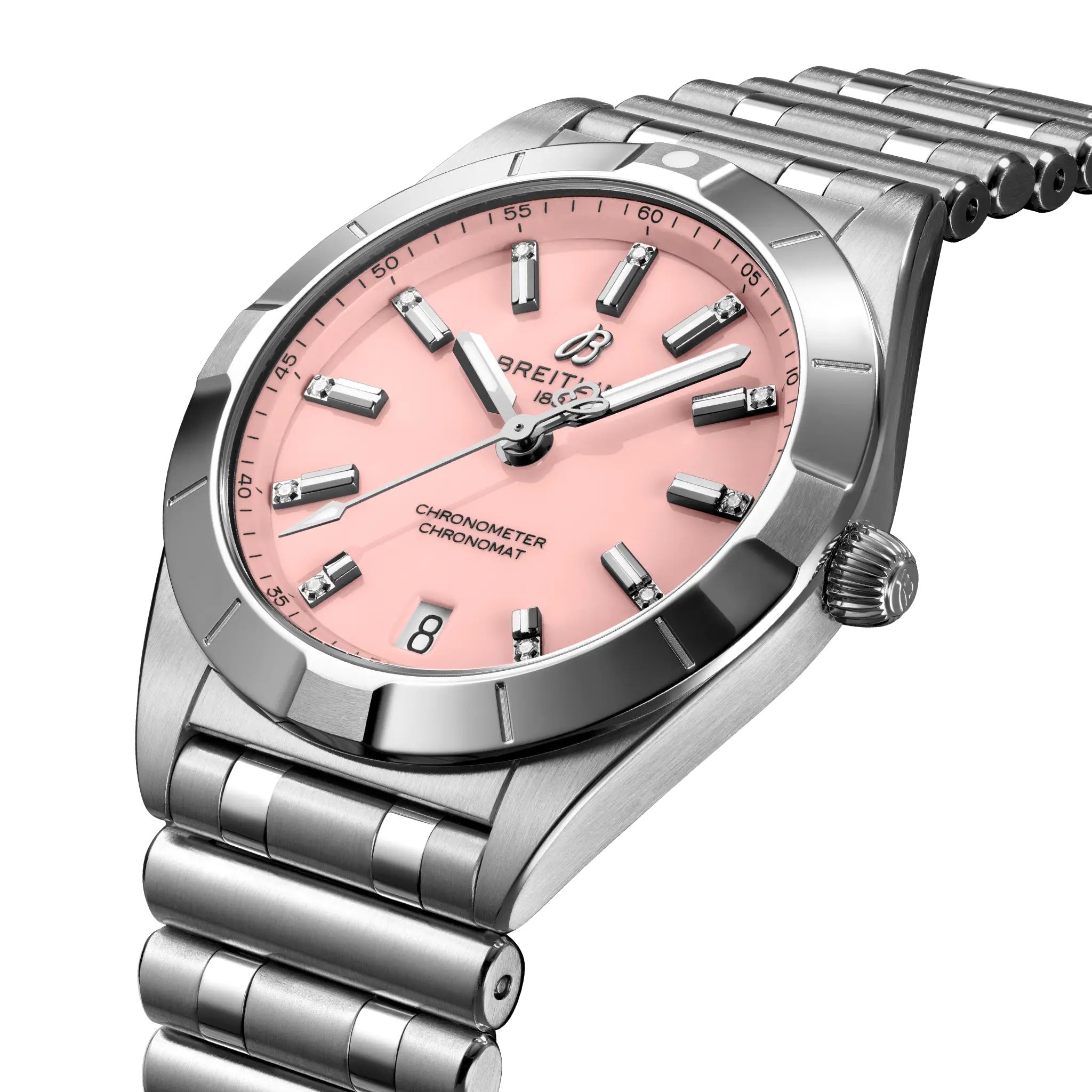 Breitling Chronomat 32, Stainless steel · 32 mm · Pink A77310101K1A1