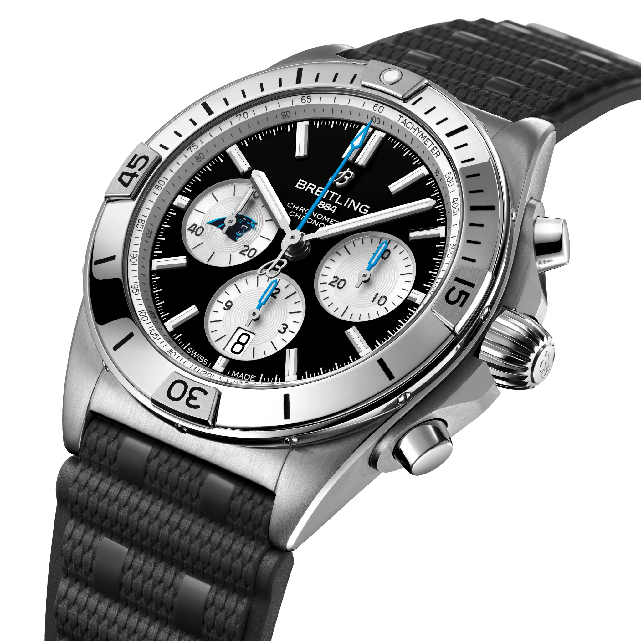 Breitling Chronomat B01 42 NFL Carolina Panthers Edition AB01342B1B5S1