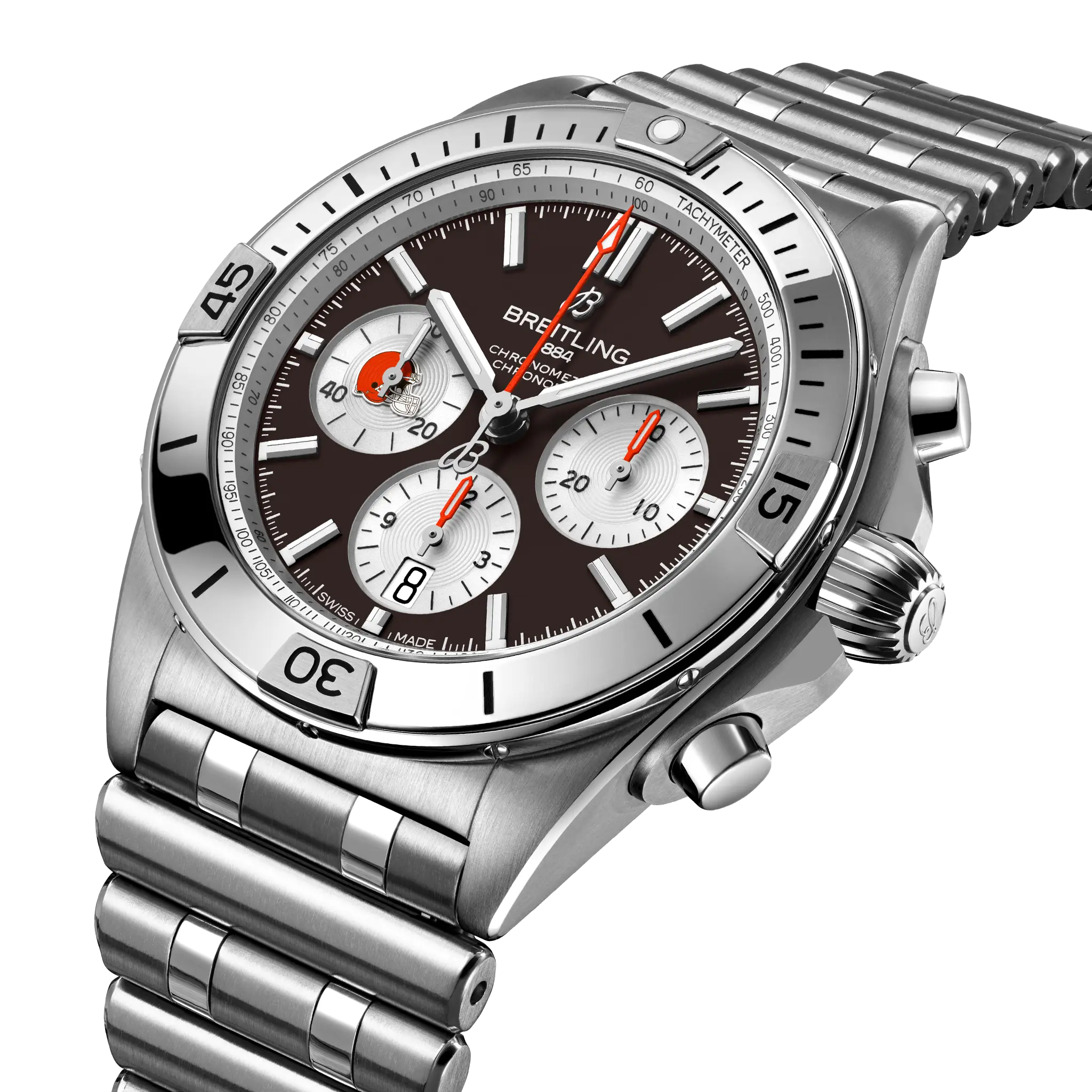 Breitling Chronomat B01 42 NFL Cleveland Browns Edition AB01342B1B6A1