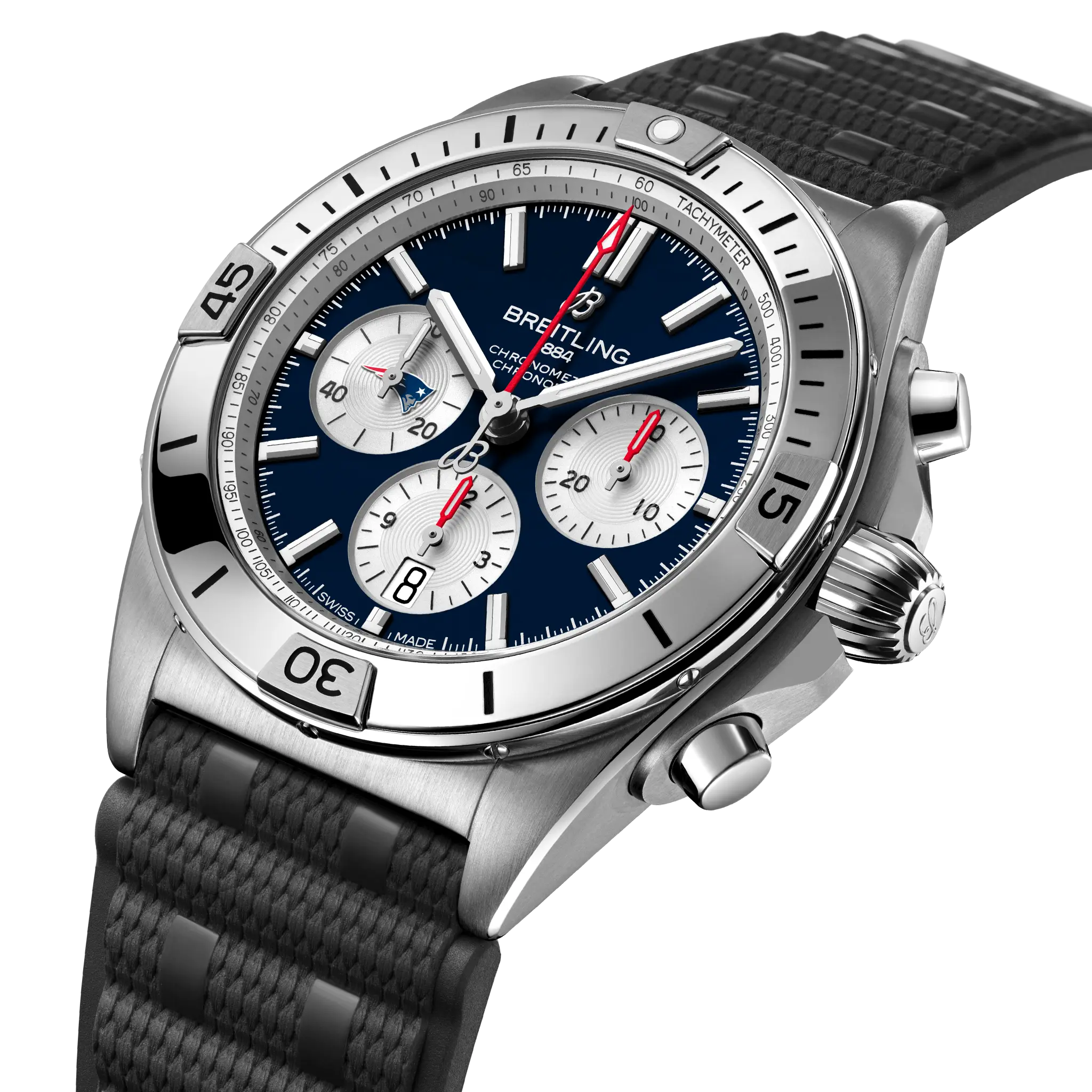 Breitling Chronomat B01 42 NFL New England Patriots Edition AB01342B1C7S1