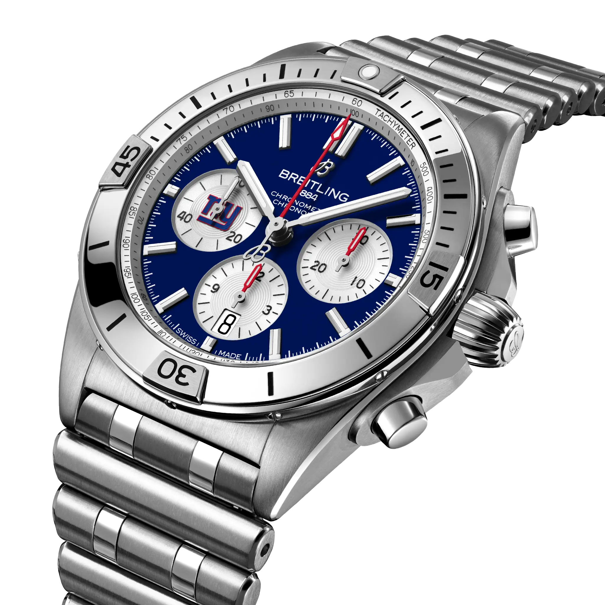 Breitling Chronomat B01 42 NFL New York Giants Edition AB01342B1CAA1