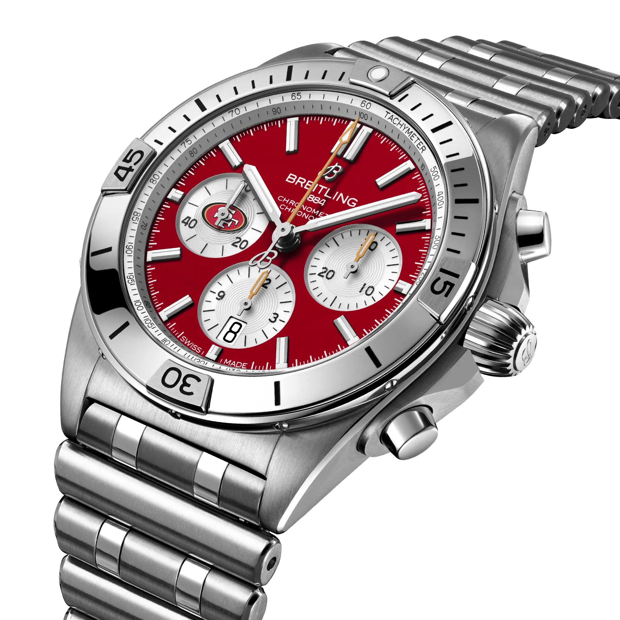 Breitling Chronomat B01 42 NFL San Francisco 49ers Edition AB01342B1K1A1