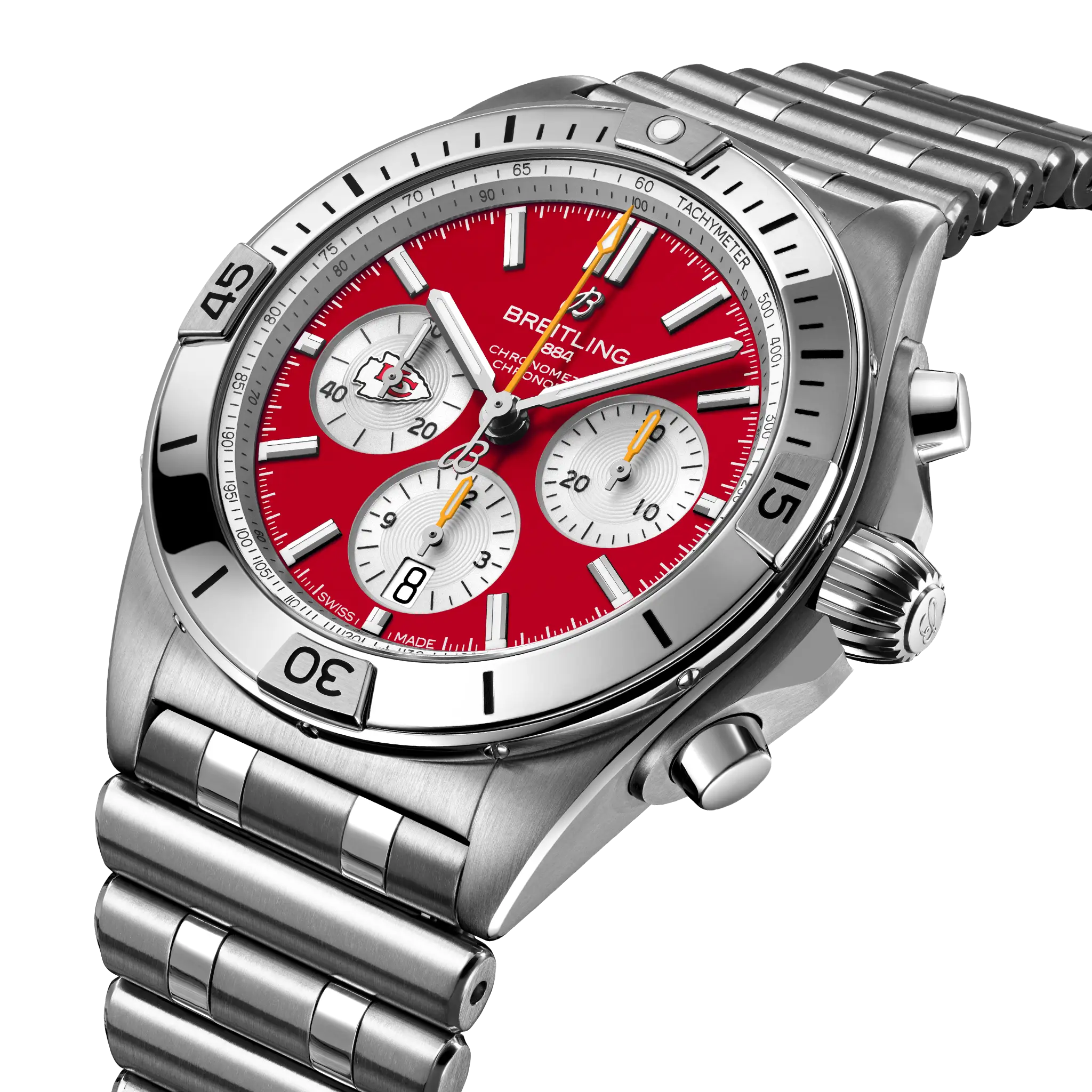 Breitling Chronomat B01 42 NFL Kansas City Chiefs Edition AB01342B1K5A1