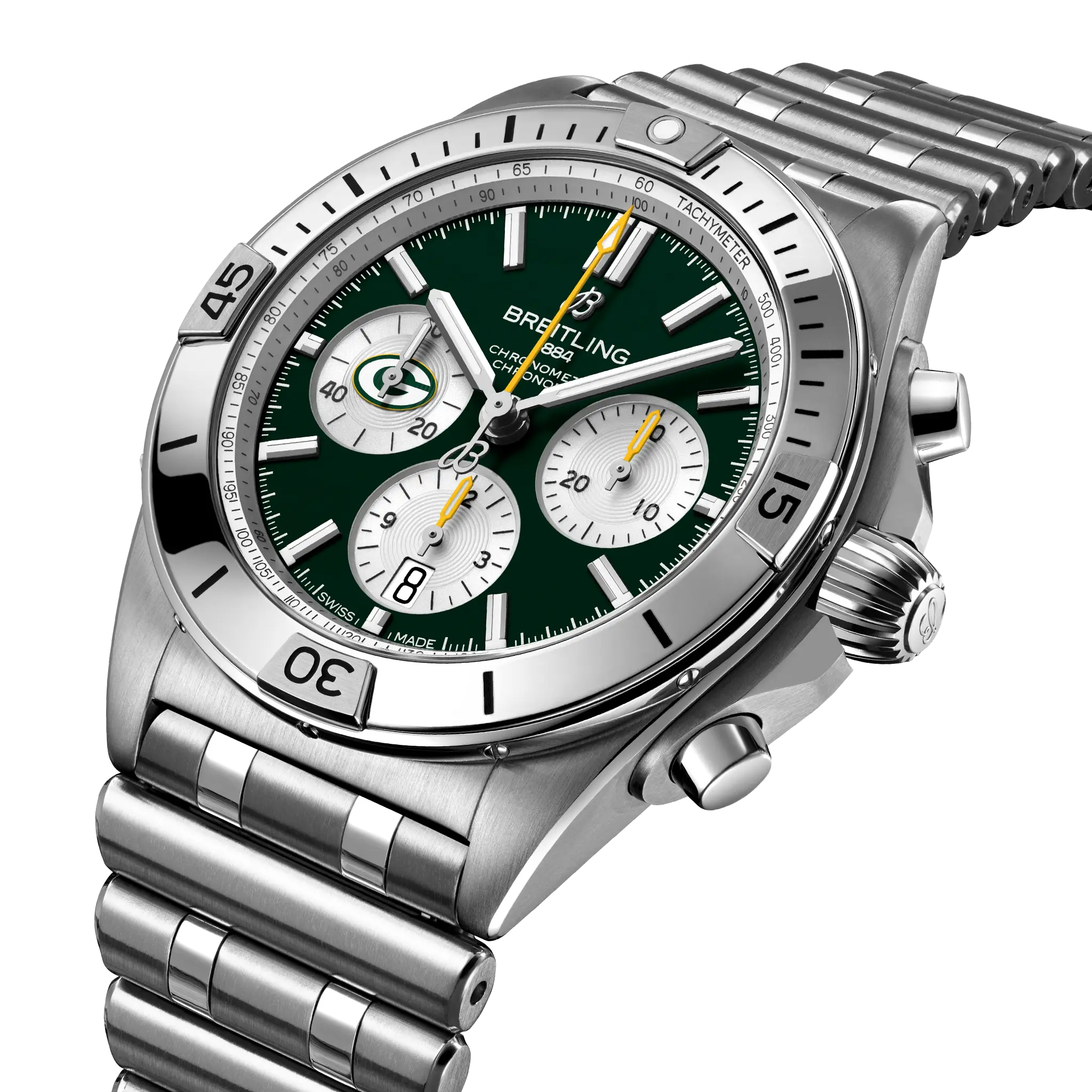 Breitling Chronomat B01 42 NFL Green Bay Packers Edition AB01342B1L1A1