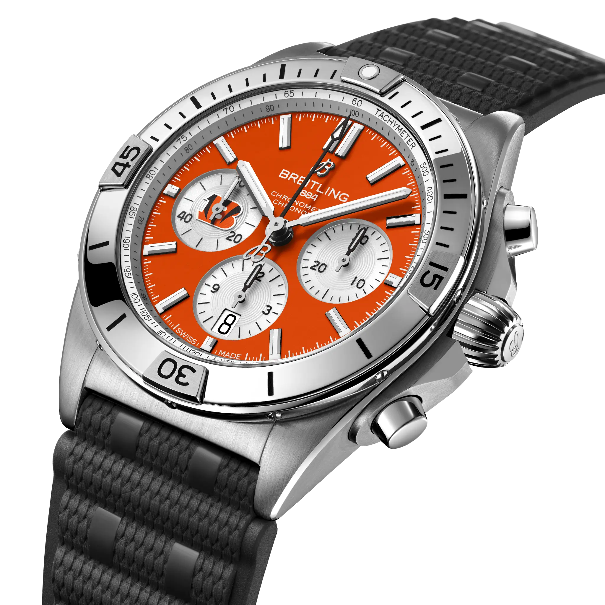 Breitling Chronomat B01 42 NFL Cincinnati Bengals Edition AB01342B1O1S1